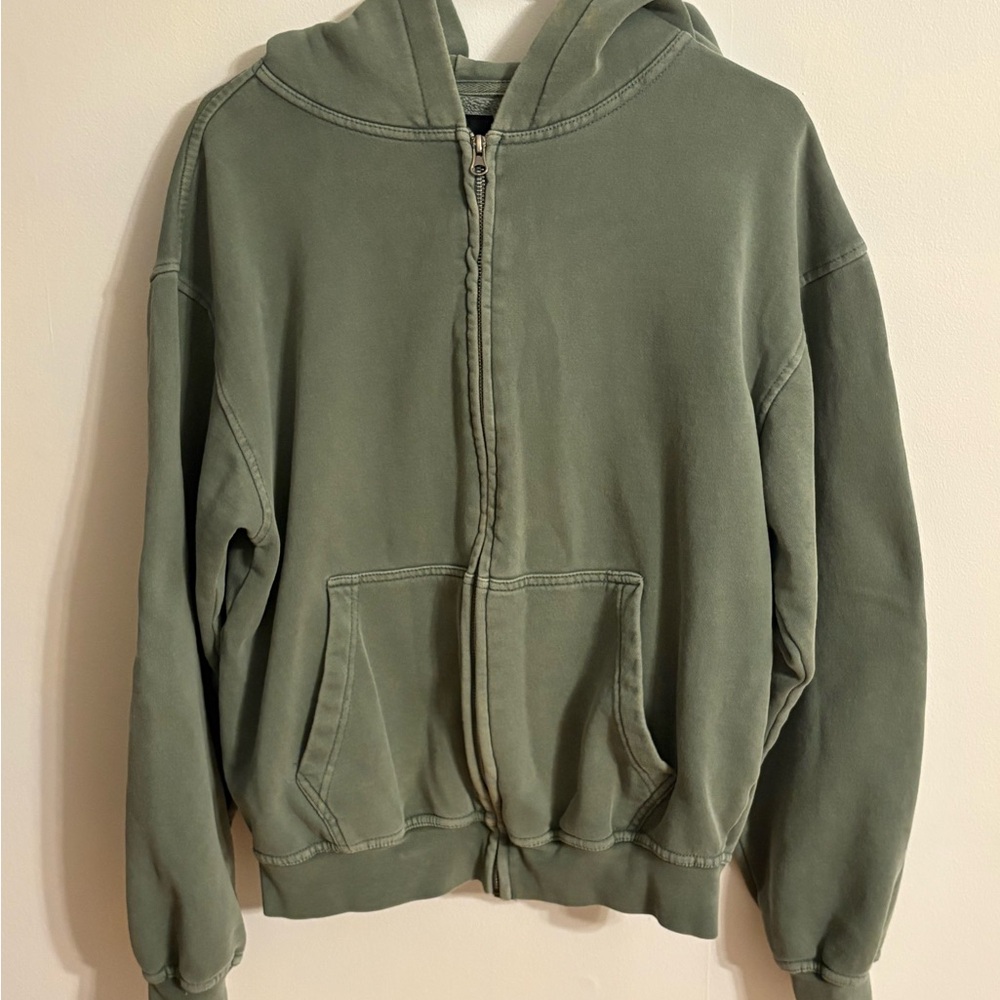 PacSun Olive Green Fleece Hoodie